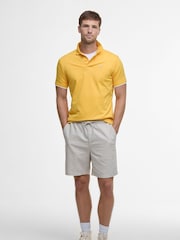 Barbour® Natural Cotton Linen Relaxed Shorts - Image 3 of 11