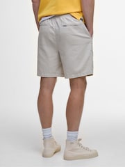 Barbour® Natural Cotton Linen Relaxed Shorts - Image 4 of 11
