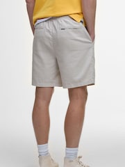 Barbour® Natural Cotton Linen Relaxed Shorts - Image 5 of 11