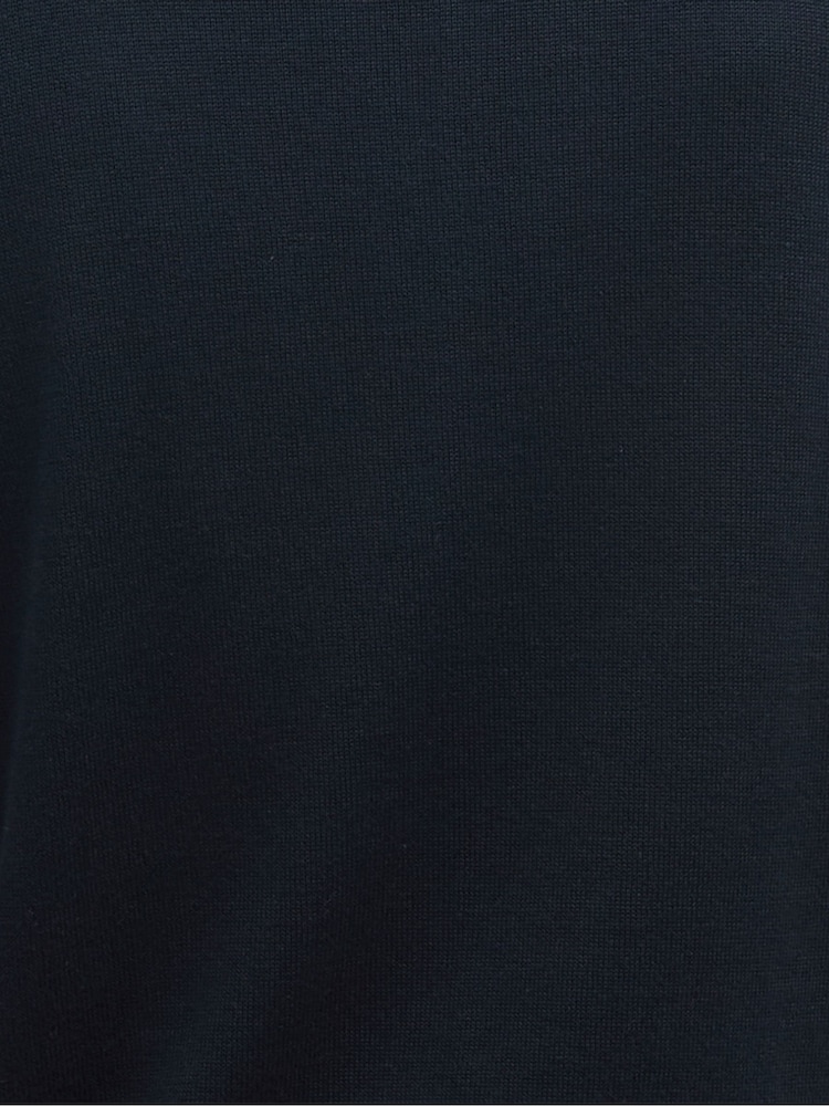 Barbour® Blue Pima Cotton Knitted Polo Shirt - Image 6 of 6