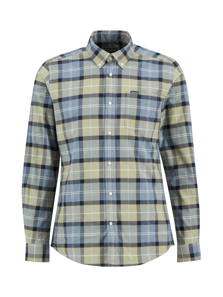 Barbour® Blue Lewis Tailored Shirt - Image 6 of 6 Barbour® Blue Lewis Tailored Shirt - Image 6 of 6
