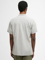 Barbour® Green Nelson Striped Summer Fit Shirt - Image 3 of 6