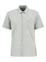 Barbour® Green Nelson Striped Summer Fit Shirt - Image 5 of 6