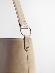 Barbour® Cream Cedar Suede Bucket Bag - Image 7 of 10