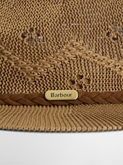 Barbour® Beige Flowerdale Trilby Summmer Hat - Image 4 of 6