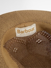 Barbour® Beige Flowerdale Trilby Summmer Hat - Image 5 of 6