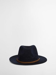 Barbour® Navy Flowerdale Trilby Summmer Hat - Image 1 of 5