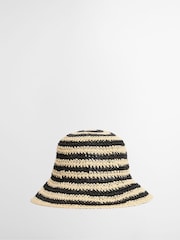 Barbour® Black Esther Crochet Hat - Image 2 of 5
