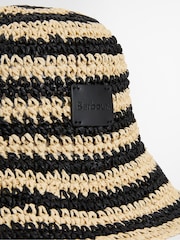 Barbour® Black Esther Crochet Hat - Image 3 of 5