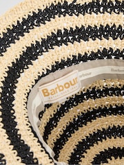 Barbour® Black Esther Crochet Hat - Image 4 of 5
