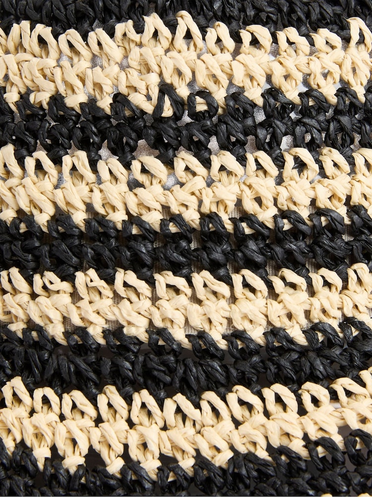 Barbour® Black Esther Crochet Hat - Image 5 of 5