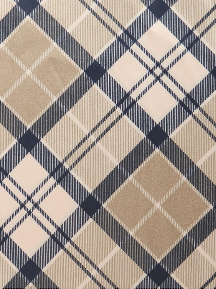 Barbour® Cream/Blue Kinsale Head Neck Scarf - Image 10 of 10