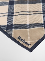 Barbour® Cream/Blue Kinsale Head Neck Scarf - Image 7 of 10