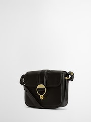 Barbour Black Mini Rosa Leather Cross-Body Bag - Image 2 of 8