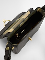 Barbour Black Mini Rosa Leather Cross-Body Bag - Image 4 of 8