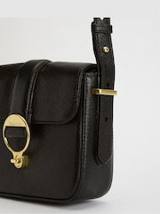 Barbour Black Mini Rosa Leather Cross-Body Bag - Image 5 of 8