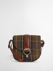 Barbour Brown Tartan Elm Cross-Body Bag - Image 1 of 5