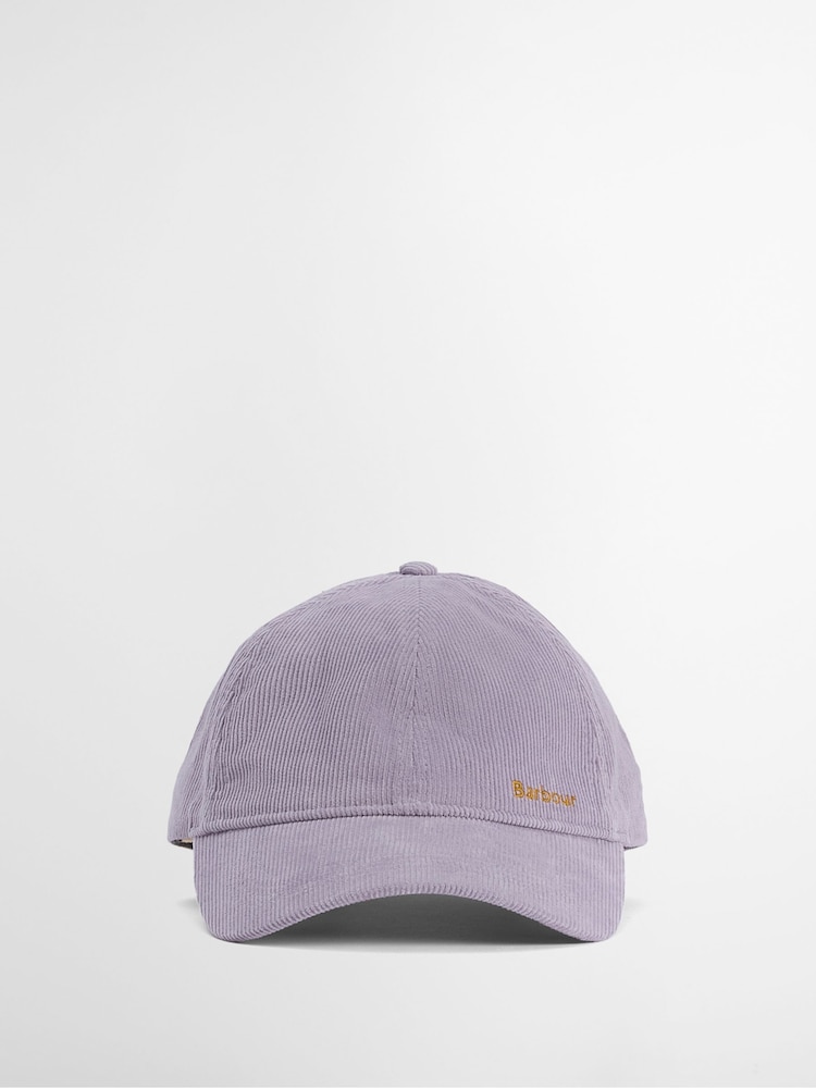 סגול עדין - Barbour® Oakley Cord Cap - תמונה 2 מתוך 8