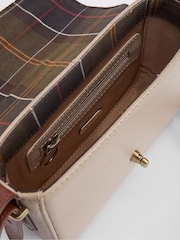 Barbour Tan Brown Mini Rosa Leather Cross-Body Bag - Image 8 of 10