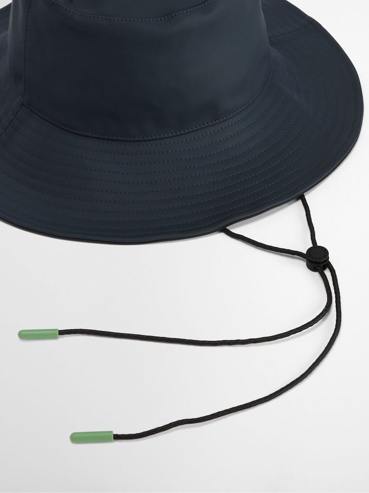 Barbour® Blue Thorpe Showerproof Bucket Hat - Image 12 of 12 Barbour® Blue Thorpe Showerproof Bucket Hat - Image 12 of 12