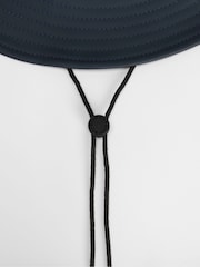 Barbour® Blue Thorpe Showerproof Bucket Hat - Image 6 of 8