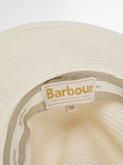 Cream - Barbour® Evelyn Braid Trilby Hat - Bild 4 von 6