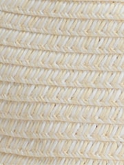 Cream - Barbour® Evelyn Braid Trilby Hat - Bild 6 von 6