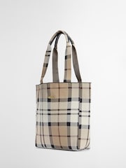Barbour Blue Tartan Layla Shopper Tote Bag - Image 2 of 7