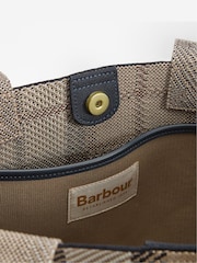 Barbour Blue Tartan Layla Shopper Tote Bag - Image 4 of 7