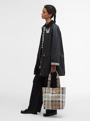 Barbour Blue Tartan Layla Shopper Tote Bag - Image 6 of 7