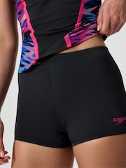 Speedo Black Hyperboom Splice Tankini Set - Image 4 of 6