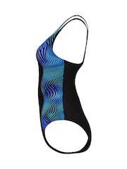 Speedo Black Print Medalist One Piece Swimsuit - Image 7 of 9