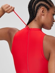 Speedo Red Endurance+ Hydrasuit One Piece Swimsuit - Image 4 of 6