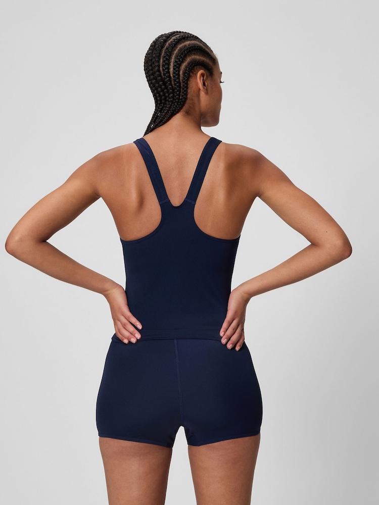 Speedo Blue Hyperboom Splice Tankini Set - Image 2 of 5