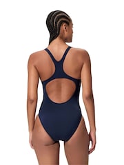 Speedo Blue Print Medalist One Piece Swimsuit - Image 3 of 5