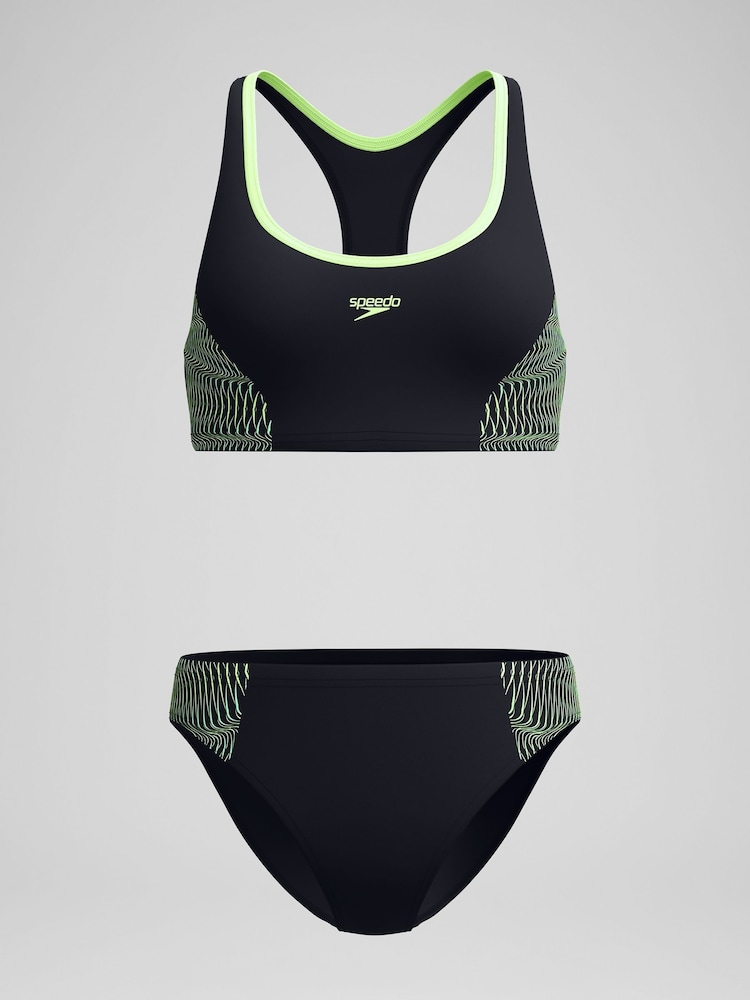 Speedo Placement Racerback Two Piece Swimsuit - Imagen 5 de 5