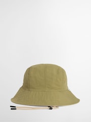 Barbour Green Festival Reversible Bucket Hat - Image 10 of 14