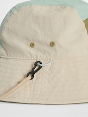 Barbour Green Festival Reversible Bucket Hat - Image 13 of 14