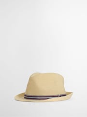 Barbour® Cream Linford Trilby Summer Hat - Image 2 of 6