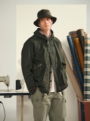 Barbour® Green Spectator 6 Panel Bucket Hat - Image 2 of 10