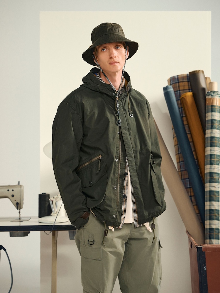 Barbour® Green Spectator 6 Panel Bucket Hat - Image 2 of 10