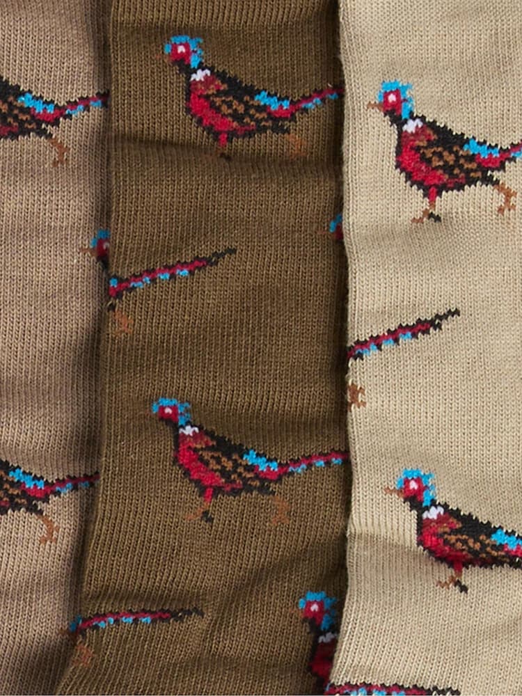 Barbour מארז של 3 זוגות גרביים בעיטור פסיון, בקופסת מתנה - תמונה 3 מתוך 3 Barbour מארז של 3 זוגות גרביים בעיטור פסיון, בקופסת מתנה - תמונה 3 מתוך 3