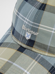 Barbour® Blue Tartan Sports Cap - Image 7 of 8