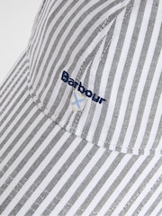 Barbour® Blue & White Stripe Cresswell Cap - Image 10 of 11