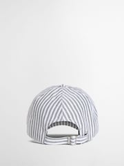 Barbour® Blue & White Stripe Cresswell Cap - Image 7 of 11