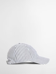 Barbour® Blue & White Stripe Cresswell Cap - Image 8 of 11