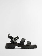 Barbour® Black Gabby Sandals - Image 1 of 9