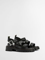 Barbour® Black Gabby Sandals - Image 2 of 9