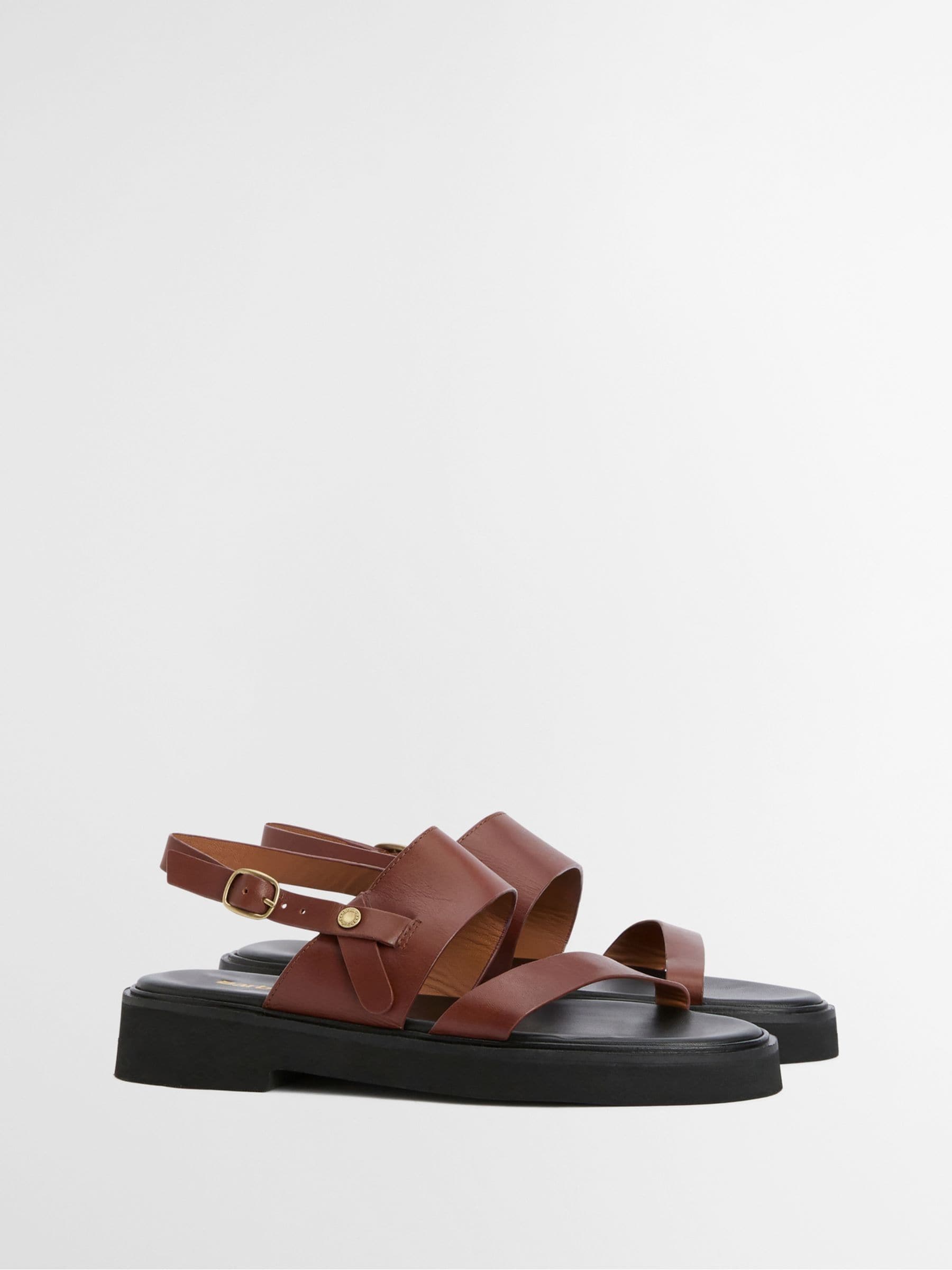 Barbour Women's Natural Dakota Leather Sandals