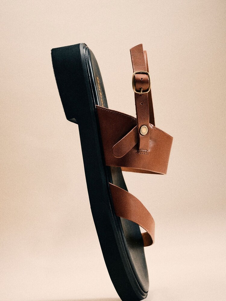 Barbour® Natural Dakota Sandals - Image 2 of 10